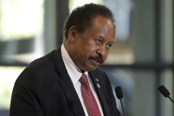 El primer ministro sudanés, Abdalla Hamdok