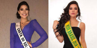 Exreina de belleza brasileña tras una cirugía de amígdalas