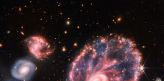 El telescopio ‘James Webb’ muestra una espectacular imagen de la galaxia Rueda de Carro