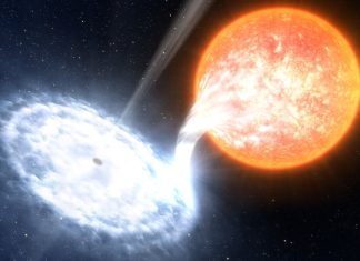 Encuentran una estrella similar al Sol que orbita un agujero negro cercano