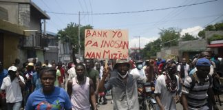 Protestas en Haiti