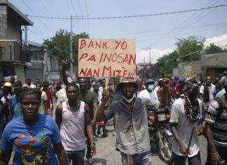 Protestas en Haiti