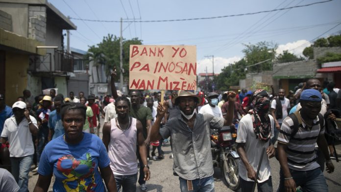 Protestas en Haiti