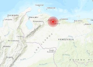 Reportan sismo en Venezuela