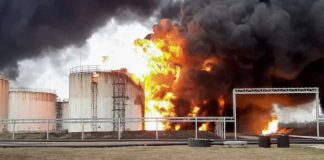 Se incendia un almacén aduanero en una localidad fronteriza de la provincia rusa de Bélgorod atacada por militares ucranianos