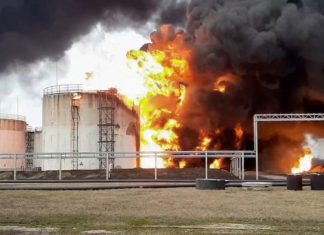 Se incendia un almacén aduanero en una localidad fronteriza de la provincia rusa de Bélgorod atacada por militares ucranianos