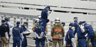 Un hombre se prende fuego en Tokio