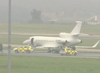 miembros de la familia real británica ha aterrizado en Escocia