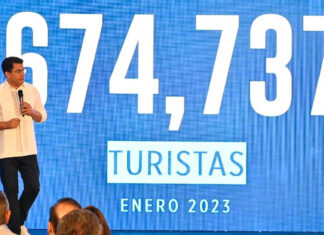 Turismo crece un 27 % en enero y cierra como el mejor enero de la historia