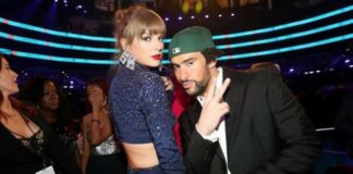 Taylor Swift baila merengue al ritmo de Bad Bunny en los Grammy 2023