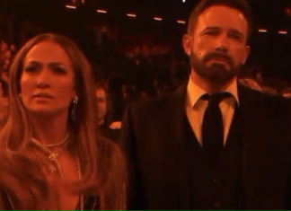 Ben Affleck se hace viral por su cara de aburrimiento durante los Grammy