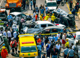 Accidente múltiple en el Salvador deja a dos muertos y decena de heridos Imagen Ilustrada