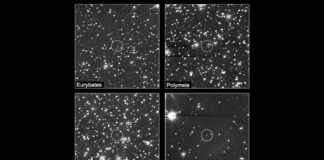 Sonda espacial de la NASA envía sus primeras fotos de asteroides troyanos