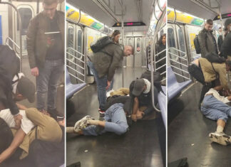 Muere un hombre en el metro de Nueva York estrangulado por otro pasajero que trató de inmovilizarlo