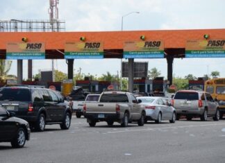 Durante fin de semana largo, paso rápido en peaje de Las Américas recauda RD$5,978,239