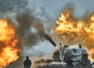 Alerta aérea en Ucrania Imagen Ilustrada
