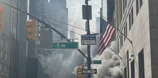 Gran incendio en la icónica tienda de Tiffany & Co en Nueva York