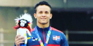 El gimnasta Audrys Nin Reyes revalidó su título de campeón en la modalidad de salto, al ganar la medalla de oro este miércoles en el torneo de gimnasia artística que concluyó en el Polideportivo Merliot, como parte del programa deportivo de los XXIV Juegos Centroamericanos y del Caribe.