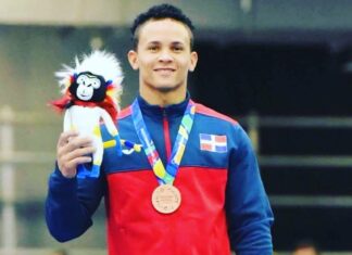 El gimnasta Audrys Nin Reyes revalidó su título de campeón en la modalidad de salto, al ganar la medalla de oro este miércoles en el torneo de gimnasia artística que concluyó en el Polideportivo Merliot, como parte del programa deportivo de los XXIV Juegos Centroamericanos y del Caribe.