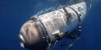 Encuentran un campo de escombros cerca del área de búsqueda del sumergible del Titanic