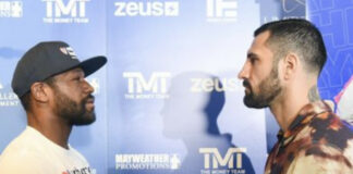 Durante el combate de exhibición entre dos figuras destacadas del mundo del boxeo, Floyd Mayweather Jr. y John Gotti III, se desató un incidente tras una controversial decisión del árbitro.