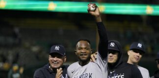 Desde que llegó a las Grandes Ligas hace seis años, Domingo Germán ha sido todo menos perfecto. El derecho de los Yankees de Nueva York lanzó el juego perfecto número 24 en la historia de las Grandes Ligas el miércoles por la noche, retirando a todos los bateadores de Oakland en una victoria de 11-0 sobre los Atléticos.