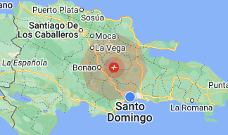 Se registra temblor de magnitud 4.1 con epicentro en Monseñor Nouel