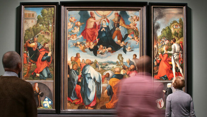 Alberto Durero se habría pintado a sí mismo en el centro de un retablo en venganza a su patrocinador