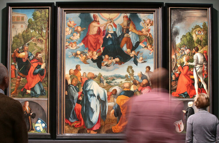 Alberto Durero se habría pintado a sí mismo en el centro de un retablo en venganza a su patrocinador