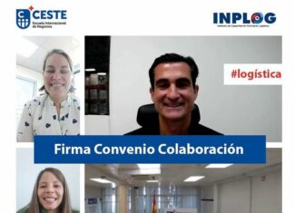 El Instituto de Capacitación Portuaria y Logística realiza la firma del Convenio de Cooperación con la Escuela Internacional de Negocios CESTE
