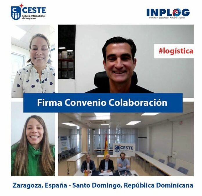 El Instituto de Capacitación Portuaria y Logística (INPLOG) realiza la firma del Convenio de Cooperación con la Escuela Internacional de Negocios CESTE.