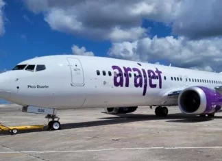 Arajet anuncia nueva ruta Santiago de los Caballeros a Bogotá Arajet, la aerolínea de precios bajos del Caribe anunció el inicio de operaciones de su segunda ruta desde el Aeropuerto Internacional del Cibao, la cual conectará a la ciudad corazón con Bogotá.