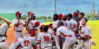 Gustavo Talmare remolcó cuatro carreras, tras un jonrón con bases llenas y la República Dominicana venció este lunes 13 carreras por 9 a Estados Unidos en la VII Copa Mundial de béisbol sub-12 para alcanzar su segunda victoria de este torneo, que se disputa en Tainan, en China Taipei.