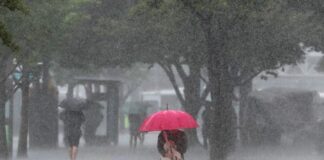 Para hoy, se espera que en la mañana y las horas de la tarde se generen aguaceros, que se tornarán fuertes en ocasiones, acompañados de tormentas eléctricas y ráfagas de viento hacia varias provincias