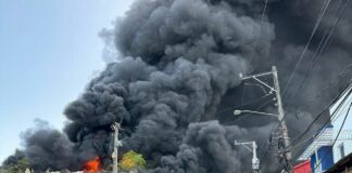 Una explosión se registró la tarde de este lunes en el centro de San Cristóbal.