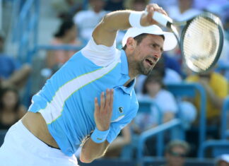 El serbio Novak Djokovic conquistó este domingo su tercer título en el Masters 1.000 de Cincinnati, al ganar una vibrante batalla de tres horas y 49 minutos contra el español Carlos Alcaraz, número uno del mundo, quien anuló cuatro bolas de partido antes de rendirse en el desempate del tercer set.