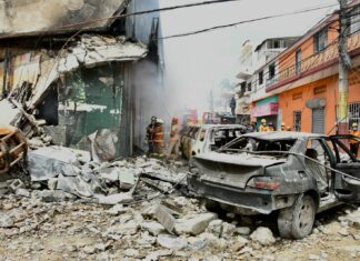 Según el informe preliminar sobre explosión de San Cristóbal que se dio a conocer este martes, encontraron elementos que apuntan que la emanación de gases de combustibles, provocaron la explosión que dejó al menos 34 personas fallecidas y decenas de heridos.