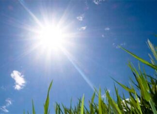 Temperaturas calurosas y algunos aguaceros locales