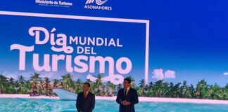 El ministro de turismo, David Collado, informó la mañana de este miércoles, que República Dominicana, rompió el récord con más de 7 millones de visitantes por primera vez, en un desayuno realizado por el día mundial del turismo, en el Salón La Fiesta del hotel Jaragua.