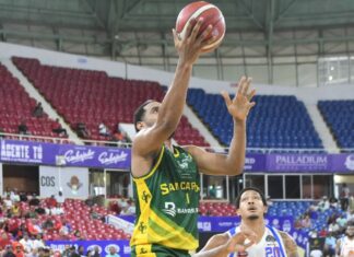 El delantero de poder Juan Guerrero se mostró bestial por segunda jornada seguida para San Carlos y este domingo vencieron 89-78 a San Lázaro, en el partido que disputaron en el Palacio de los Deportes Virgilio Travieso Soto.
