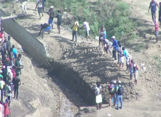 Tras cierre de frontera haitianos podrían detener construcción de canal de río Masacre