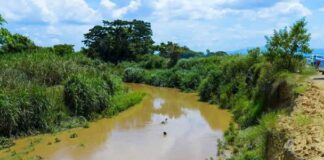 Los trabajos de reactivación de la toma de agua del canal La Vigía, en el río Masacre, marchan sobre el 80%, según ha explicado el Instituto Nacional de Recursos Hidráulicos (Indrhi).