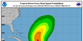 La tormenta tropical Tammy podría convertirse en convertirse en huracán este sábado y en la mañana de este viernes fue ubicado a 150 kilómetros hacia el noreste de Barbados.