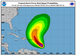 Emiten recomendaciones en costa Atlántica dominicana por oleaje anormal vinculado a Tammy La tormenta tropical Tammy podría convertirse en convertirse en huracán este sábado y en la mañana de este viernes fue ubicado a 150 kilómetros hacia el noreste de Barbados.
