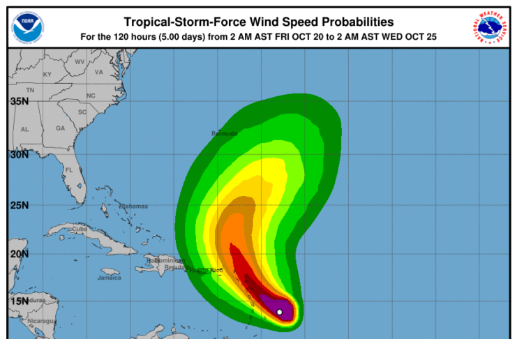 Emiten recomendaciones en costa Atlántica dominicana por oleaje anormal vinculado a Tammy La tormenta tropical Tammy podría convertirse en convertirse en huracán este sábado y en la mañana de este viernes fue ubicado a 150 kilómetros hacia el noreste de Barbados.
