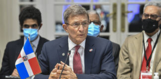 El canciller Roberto Álvarez participará este jueves en una sesión extraordinaria del Consejo Permanente de la Organización de los Estados Americanos (OEA), donde expondrá la situación que se ha generado entre República Dominicana y Haití debido a la construcción ilegal de un canal del lado haitiano para desviar el cauce del río fronterizo Masacre-Dajabón.
