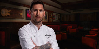 Docenas de niños afortunados pudieron probar la cocina que había sido elegida y creada por la estrella del fútbol Lionel Messi.
