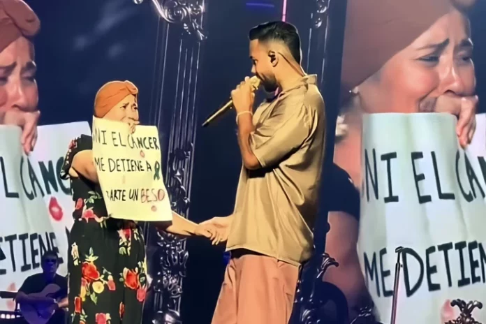 Romeo Santos, artista de origen dominicano, sorprendió a sus fanáticos este miércoles en un concierto realizado en Ontario, California, con un gesto hacia una de sus fanáticas con cáncer.