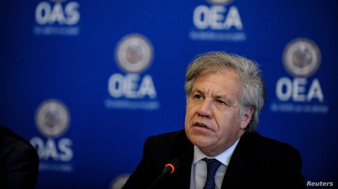 Secretario de OEA propone misión de expertos evalúe canal haitiano El secretario general de la Organización de Estados Americanos (OEA) Luis Almagro, propuso que una misión de expertos evalúe la construcción de un canal de riego en Haití.