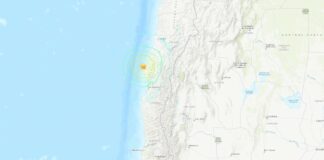 Un sismo de magnitud 6,6 se registra frente a las costas de Chile